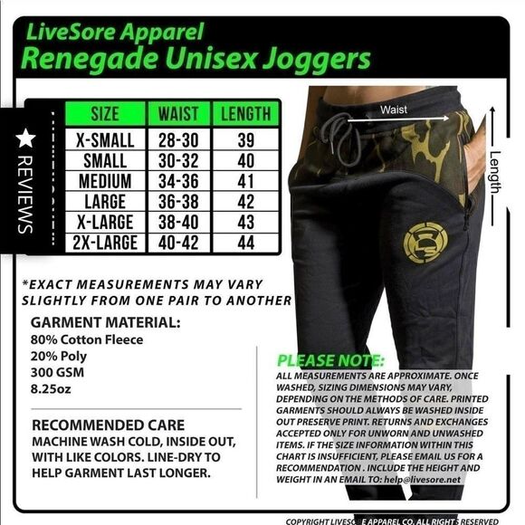 nwt Livesore Lifer renegade camo joggers unisex m - Picture 4 of 7